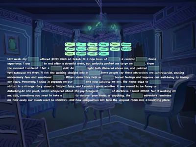 Dictionary 04.11 (Hallowen Vocabulary) Text B2-C1