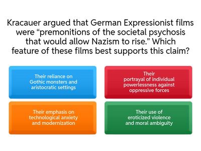 International Horror Post Quiz
