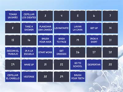ACTIVIDADES DIARIAS EN INGLES 