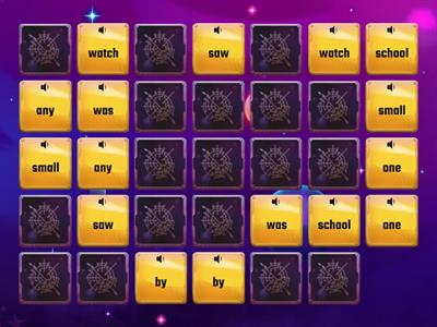 Red Words Set 3 (yellow level)