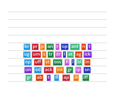 Word Maker CVC/CCVC/CVCC/CCVCC