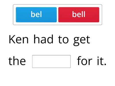 1.3A and 1.4A  Missing Word