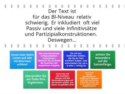 Strategien - Lesen Teil 5 - B1 Zertifikat - Werkstatt LB Test 2