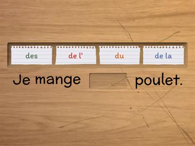 FR Food & Partitive Article