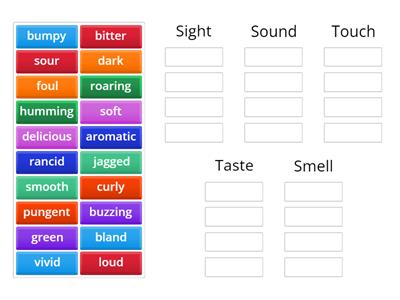 Sensory Adjectives