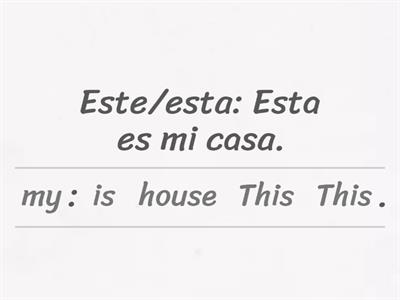 21.- Demonstrativos: This, That, These, Those.