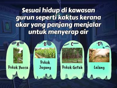 Kuiz Syoknya Sains Tahun 5 - Proses Hidup Tumbuhan - Ciri Tumbuhan Menyesuaikan Diri Dengan Iklim & Perubahan Musim