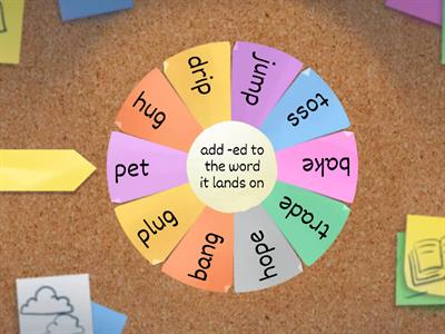 Inflectual Endings Spinner - ed