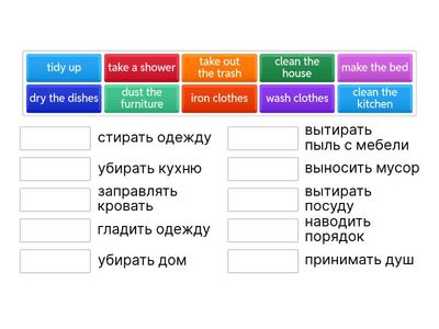 phrases household + daily routine 23/12