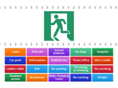 5. Read Signs and Match