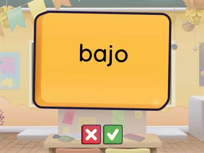 Adjetivos - Spanish to English