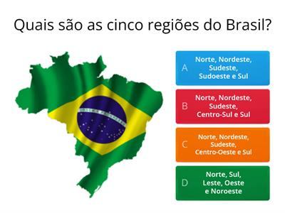 Regionalização do território brasileiro