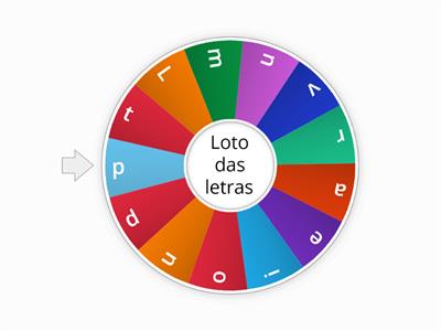 Loto das letras