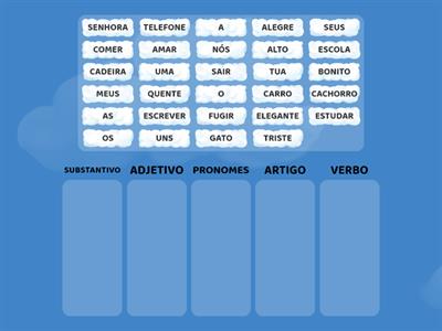  CLASSES GRAMATICAIS 4º ANO