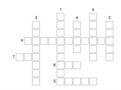 Molecules on the Move - Crossword