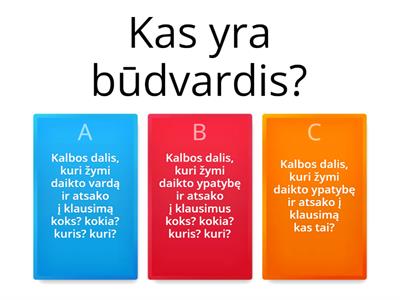 Būdvardis