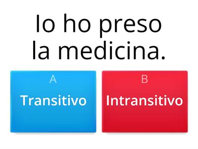 verbi transitivi e intransitivi - MAESTRA MARIKA