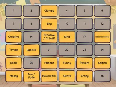 Personality Adjectives