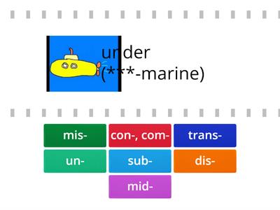 3.1 First group of prefixes