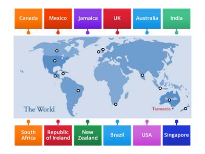 English accents from around the world