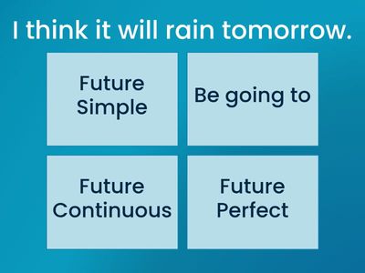 Future Tenses English V