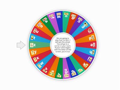 Fundations Alphabet Wheel Unit 2, Week 4 Make It Fun Virtual Activity