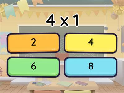 ТАБЛИЦА УМНОЖЕНИЯ НА 4