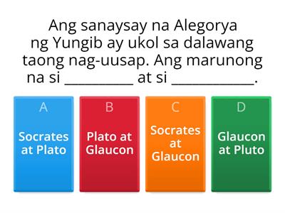 ALEGORYA NG YUNGIB