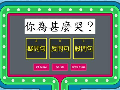 疑問,反問和設問