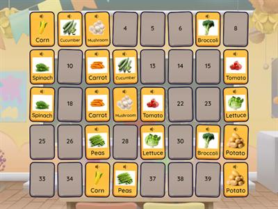  Find the pairs "Vegetables" 