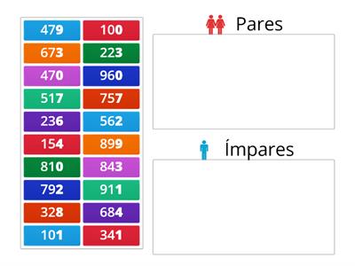 Números Pares e Ímpares - 2º ano