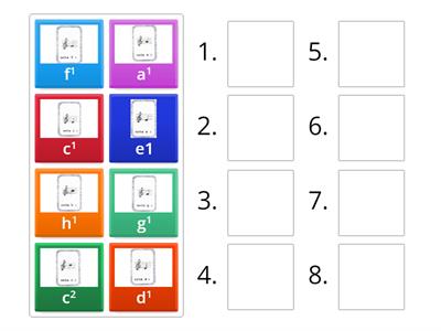 Poskládej Stupnici C dur