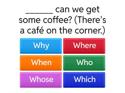 EVOLVE 3 - Question Words Review