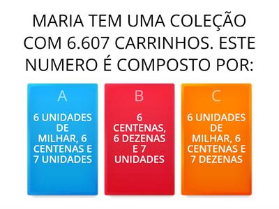 SISTEMA DE NÚMERAÇÃO DECIMAL