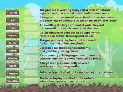 Analytical Exposition Text, The forest are truly vital