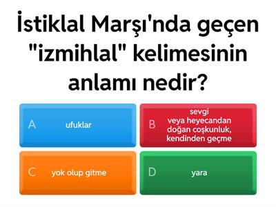 6.sınıf 1. Dönem-Genel Tekrar