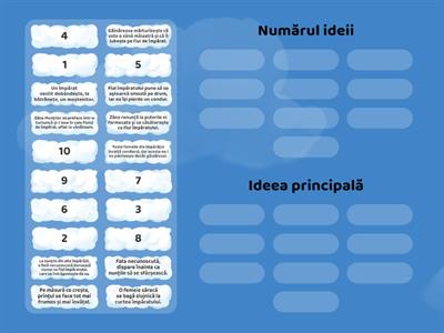 Idei principale din textul „Zâna Munților” cules de Petre Ispirescu