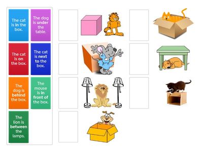 Prepositions of place (Sentences)