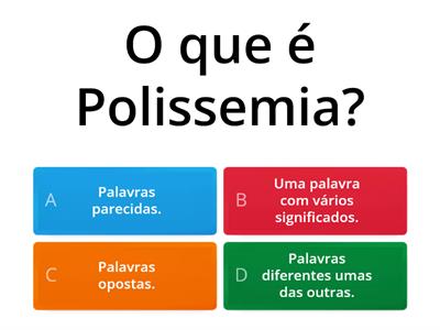 Aula de polissemia