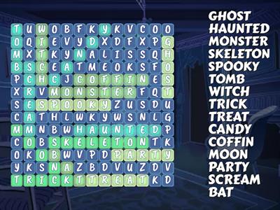 Halloween Word Search