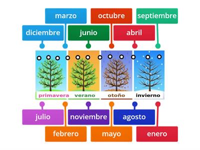 Los meses y las estaciones