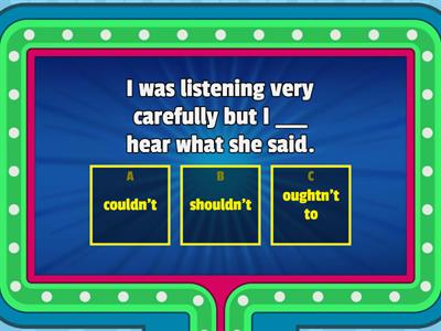 Solutions Upper 3rd 3B Modals