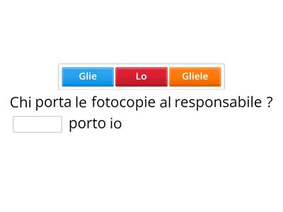 Pronomi combinati (Italiano per stranieri) 