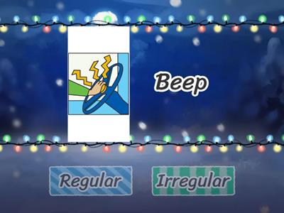 4) Regular or Irregular Verb