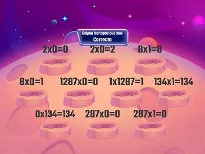 Multiplicación por 0 y 1