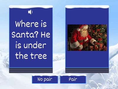 Where is Santa? pair - no pair