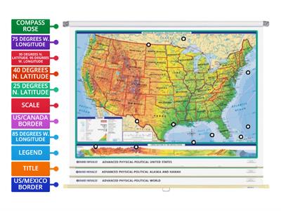 Identifying Parts of a Map