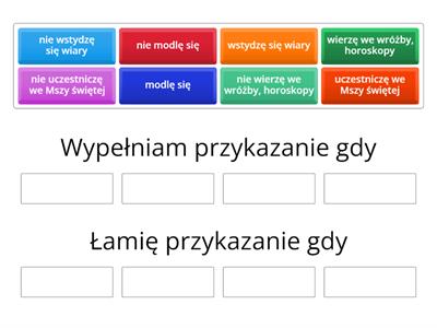 1 przykazanie