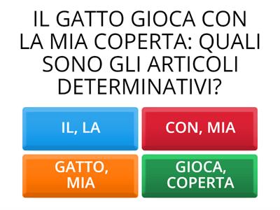 Analisi grammaticale 1