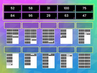 Ten Frame Match Game